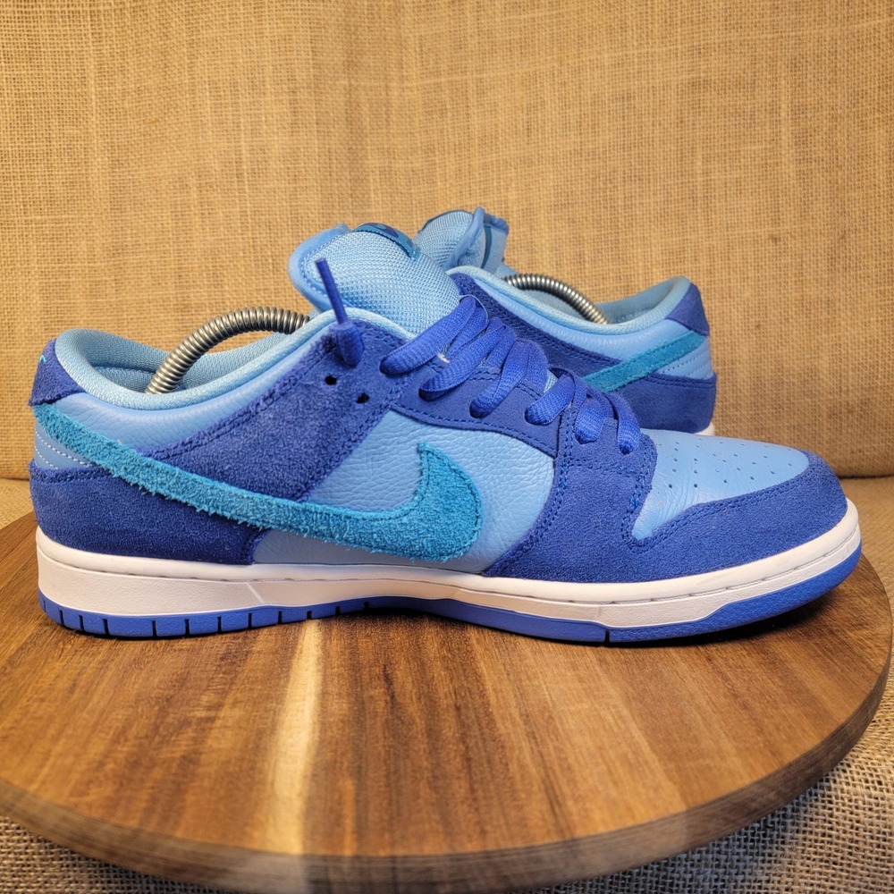 Nike SB Dunk Low Pro Sneakers Racer Laser Blue Skate Shoes Men's 10.5 with Box - Picture 7 of 13